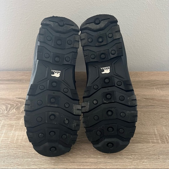 Sorel Men’s Buxton Lace Up Black Delta Noir Winter Boots Size 13 - Picture 5 of 7